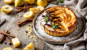 Birnen-Dessert mit flüssigem Kern und goldener Kruste: Ein winterlicher Klassiker neu entdeckt